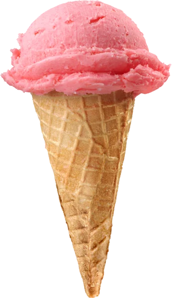 Helado de fresa