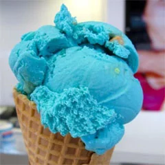 Helado delicioso sabor Chicle búbalo